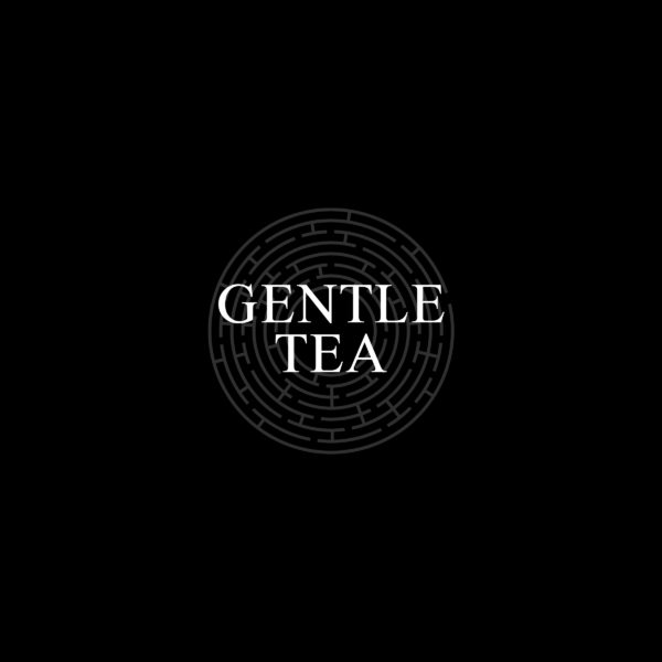 Gentle Tea — Indices Parfums, visuel typographique sur fond noir.